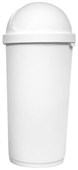 STERILITE WASTEBASKET SWING TOP ROUND 40L WHITE