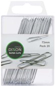 DIXON PAPER CLIPS 75MM PACK 20