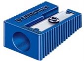 STAEDTLER PENCIL SHARPENER METAL 1 HOLE ASSORTED METALLIC COLOURS