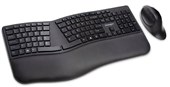 KENSINGTON DUAL WIRELESS ERGO KEYBOARD AND MOUSE COMBO BLACK