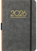 COLLINS DIARY EXECUTIVE A51 GREY DAY PER PAGE EVEN YEAR