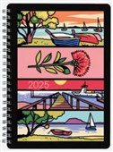 COLLINS DIARY POCKET A63 KIWI VIBE ASSORTED DESIGNS WEEK TO VIEW POLYPROP WIRO ODD YEAR