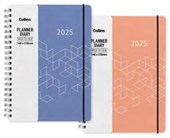 COLLINS DIARY POCKET A63 FASCINATE ASSORTED COLOURS WEEK TO VIEW POLYPROP WIRO ODD YEAR