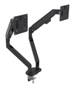 KNIGHT AGILE DUAL MONITOR ARM BLACK