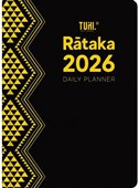 TUHI DIARY A41 BILINGUAL PREMIUM RATAKA BLACK AND GOLD DAY PER PAGE 2026