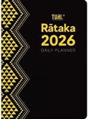 TUHI DIARY A51 BILINGUAL PREMIUM RATAKA BLACK AND GOLD DAY PER PAGE 2026