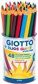 GIOTTO ELIOS GIANT WOOD FREE PENCILS ASSORTED PACK 48