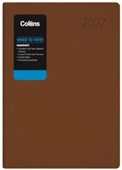 COLLINS DIARY RHAPSODY A43 CAPPUCCINO WEEK TO VIEW ODD YEAR