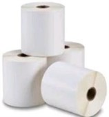 LABEL DIRECT THERMAL PERMANENT 76 X 48MM 25MM CORE PERFED WHITE ROLL 1500