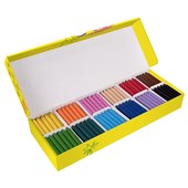 JOVI WAX CRAYONS ASSORTED COLOURS BOX 300