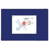 BOYD PINBOARD H1200 X W1500MM BLUE