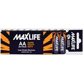 MAXLIFE BATTERY SUPER HEAVY SIZE AA PACK 20