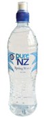 PURE NZ STILLSPRING WATER 600ML CARTON 24