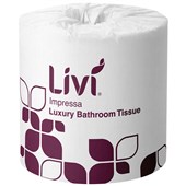 LIVI IMPRESSA TOILET TISSUE CORE SCENTED 3PLY 225 SHEET CARTON 48