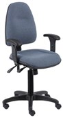 EDEN SPECTRUM 3 OFFICE CHAIR 3LEVER WITH ARMS STORM