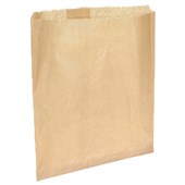 FLAT PAPER BAG NO7 W255 X H300MM BROWN PACK 500