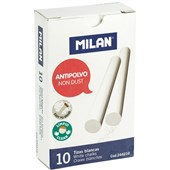 MILAN CHALK DUSTLESS WHITE PACK 10