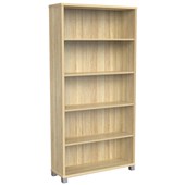 CUBIT BOOKCASE 4 SHELVES W900 X D315 X H1800MM ATLANTIC OAK