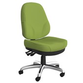 KNIGHT PLYMOUTH HEAVY DUTY OFFICE CHAIR HIGHBACK 3LEVER LIME GREEN