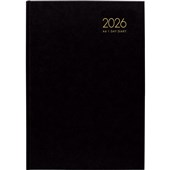 WINDSOR DIARY A41 BLACK DAY PER PAGE EVEN YEAR