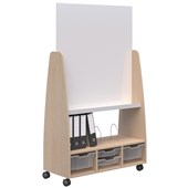 AKO MOBILE WHITEBOARD REFINED OAK