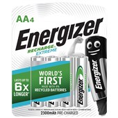 ENERGIZER RECHARGABLE BATTERY AA PACK 4