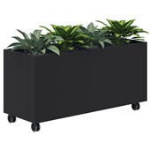 RAPID MOBILE PLANTER INCLUDING SHORT PLANTS L1200 X H600MM BLACK