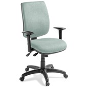 EDEN SPORT 350 OFFICE CHAIR HIGH BACK 3 LEVER WITH ARMS KEYLARGO SKY