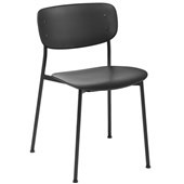 EDEN QUIZ 4 LEG VISITOR CHAIR STEEL BLACK
