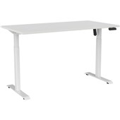 KNIGHT HAVEN BOOST ELECTRIC DESK W1500 X D800MM WHITE FRAME WHITE TOP