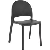 EDEN BUBBLE VISITOR CHAIR STACKABLE BLACK