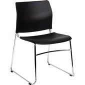CHAIRSOLUTIONS CS ONE VISITOR CHAIR SLED BASE BLACK