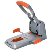 RAPID HDC150 2HOLE HEAVY DUTY PUNCH 150 SHEET SILVERORANGE