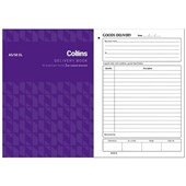 COLLINS DELIVERY BOOK 50 DL DUPLICATE NO CARBON REQUIRED A5