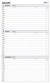 DEBDEN DAYPLANNER PERSONAL EDITION REFILL 2026 WEEK TO VIEW