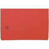 FM DOCUMENT WALLET FOOLSCAP RED