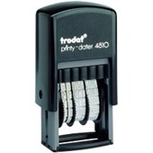 TRODAT 4810 PRINTY SELFINKING DATE STAMP 4 BAND 38MM BLACK