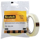 SCOTCH 500 STICKY TAPE 18MM X 66M