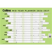 COLLINS MID YEAR WALL PLANNER A2 20262027