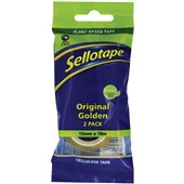 SELLOTAPE CELLULOSE TAPE 3260 W15MM X L10M CLEAR PACK 2