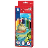 STAEDTLER LUNA COLOURED PENCIL FULL LENGTH PACK 12