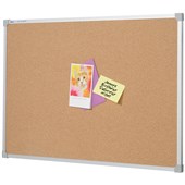 QUARTET PENRITE CORKBOARD ALUMINIUM FRAME 900 X 600MM