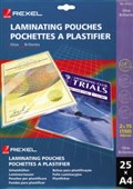 REXEL LAMINATING POUCH 75 MICRON A4 CLEAR PACK 25