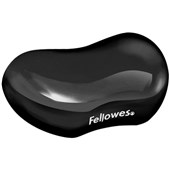 FELLOWES GEL CRYSTALS FLEX WRIST REST BLACK