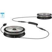 SENNHEISER SP 220 SPEAKERPHONE USB AND MOBILE DAISYCHAIN SKYPE FOR BUSINESS BLACK AND SILVER