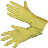 SELFGARD HOUSEHOLD RUBBER GLOVE LARGE YELLOW PAIR