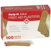 HELPIT PLASTERS FABRIC REGULAR W19 X L72MM FLESH BOX 100