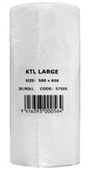 COVERIS BIN LINER KITCHEN TIDY LARGE 27L W500 X H650 WHITE PACK 30