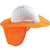 PROCHOICE HARD HAT BRIM WITH NECK FLAP ORANGE