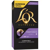 LOR ESPRESSO COFFEE CAPSULES LUNGO PROFONDO BOX 10